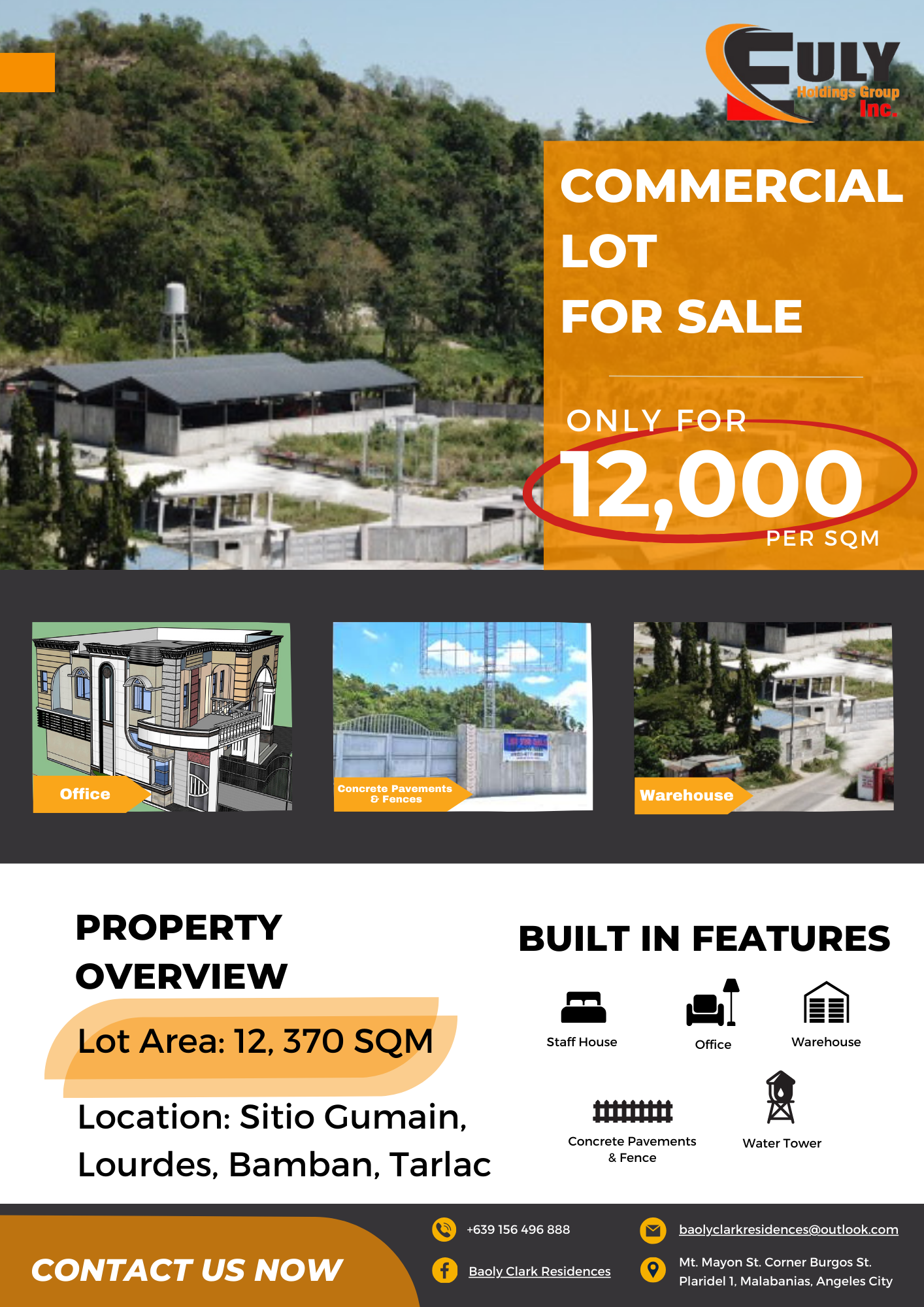 Commercial Lot For Sale Bamban, Tarlac For Only 12,000 per SQM Listing.ph